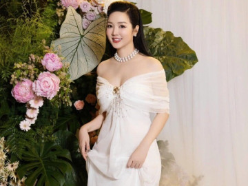 Đầm dự tiệc tôn dáng của Giáng My