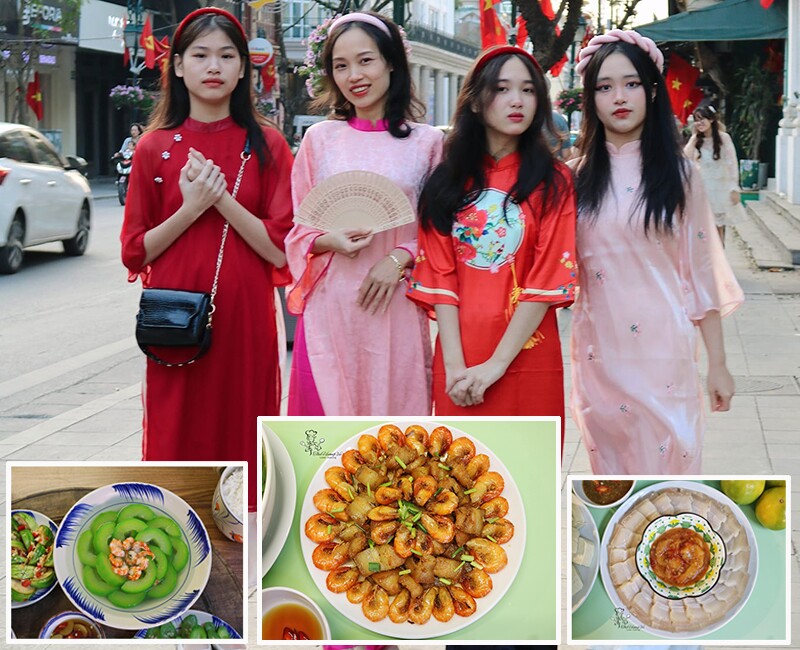 Là một bà mẹ đảm đang lại rất nổi tiếng trên mạng xã hội nhờ việc thường xuyên chia sẻ các mâm cỗ, các bữa cơm siêu ngon, đẹp, chị Thu Hương (40 tuổi, Hà Nội) lại càng tự hào khi có 3 cô con gái cũng mê nấu ăn.