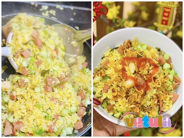 Vét tủ lạnh, chồng nghĩ ngay đến làm cơm rang, bất ngờ được món ngon khiến vợ mê tít
