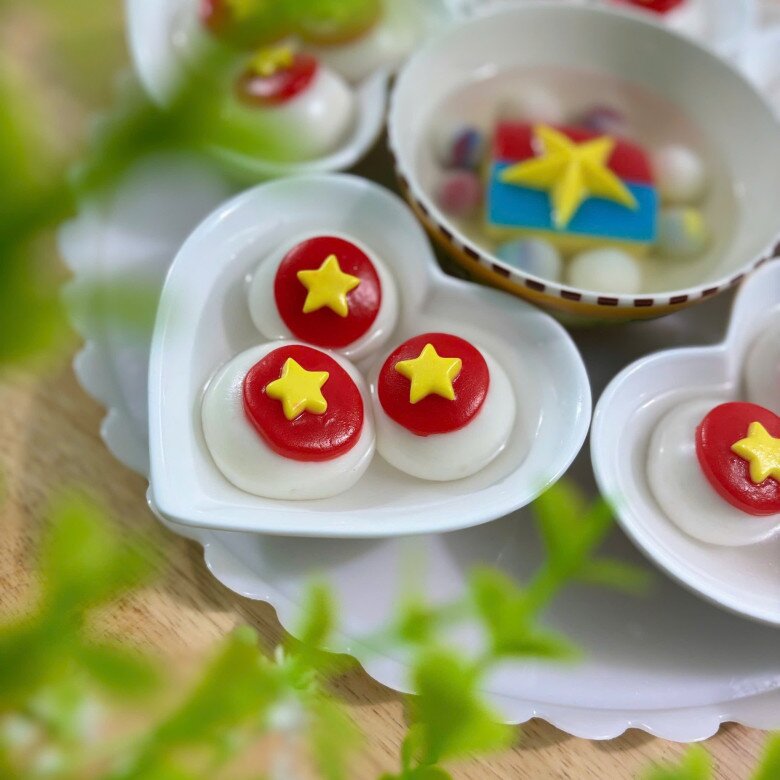 Chị em chia sẻ loạt bánh, các món ăn đẹp amp;#34;hoa mắtamp;#34;, ngập tràn không khí yêu nước, mừng ngại đại lễ 30-4 - 15