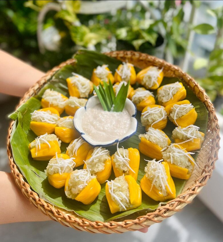 Bữa sáng làm xôi mít vừa ngon ngọt lại dẻo thơm, béo ngậy ai ăn cũng thích - 6