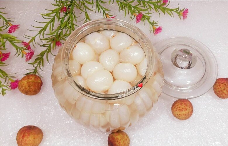 Cách làm vải ngâm thơm ngon để dành pha trà vải cực thích, mát lạnh giải nhiệt ngày hè - 4