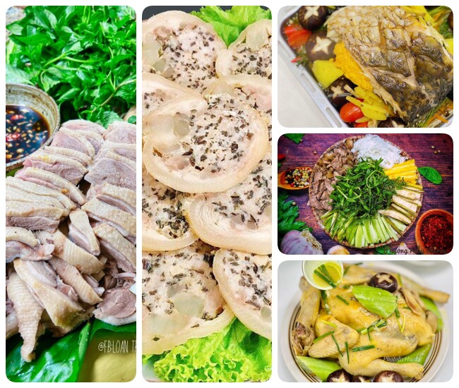 Món ăn nào cũng hấp dẫn.