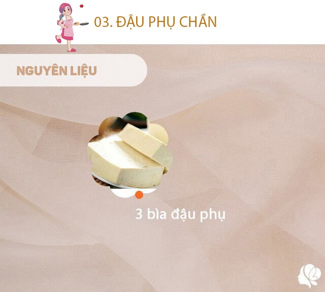 Chuẩn bị: 3 bìa đậu nhỏ.