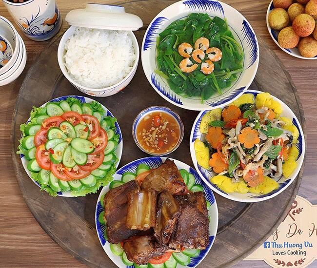 Bữa cơm dành cho tối nay quá hấp dẫn!