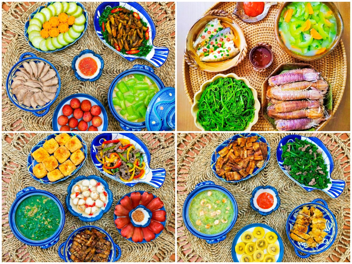 8x bận rộn chỉ khi nào rảnh mới vào được bếp khoe loạt mâm cơm đủ món ngon cả nhà hay nói ngắm thôi đã no rồi - 6