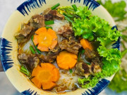 Bếp Eva - Cách làm hủ tiếu bò kho ngon, đơn giản, dễ làm cho cả nhà ăn sáng hoặc tối đều thích hợp