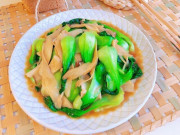 Bếp Eva - Loại rau canxi cao gấp 3 lần sữa đem xào với thứ này được món ăn bổ dưỡng