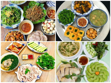 14 mâm cơm hè vừa ngon lại thanh mát, dễ ăn, là ý tưởng cực hay cho những ai bí món ngày nắng nóng