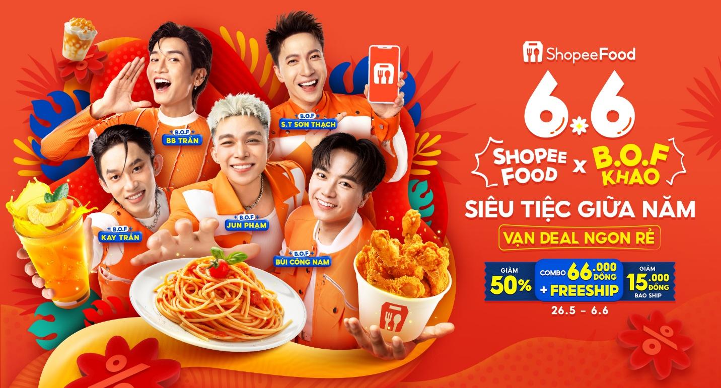 ShopeeFood 6.6 nổ deal rầm rộ, đón hè sảng khoái cho người dùng.