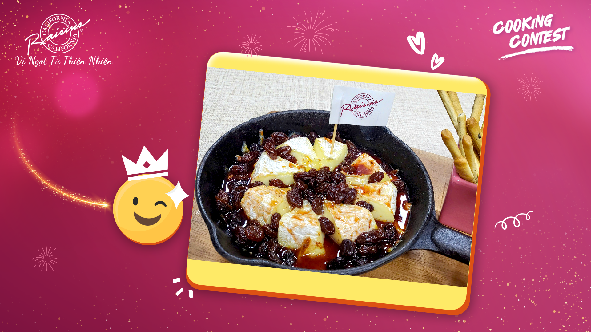 Cheese Pull with Raisin Sauce by Phước Hiếu