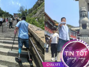 Tin tức - Người đàn ông với đôi chân giả vượt mọi giới hạn, chinh phục đỉnh Thái Sơn chỉ với 1 chiếc gậy
