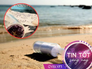 Tin tức - Bé gái tìm thấy lời nhắn trong chai dạt từ biển, mẹ sững sờ khi nhắn tin vào số điện thoại ghi trên giấy