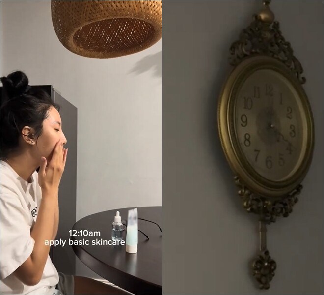 Nhà Phương Linh sử dụng nhiều món đồ đậm chất vintage. Từng thói quen nhỏ như chuẩn bị đồ ăn sáng, lấy nước đúng giờ hay chăm sóc da cơ bản lúc nửa đêm trong căn hộ đều thể hiện một lối sống quy củ, đúng chất hoa hậu đi thi lần đầu đã đăng quang.