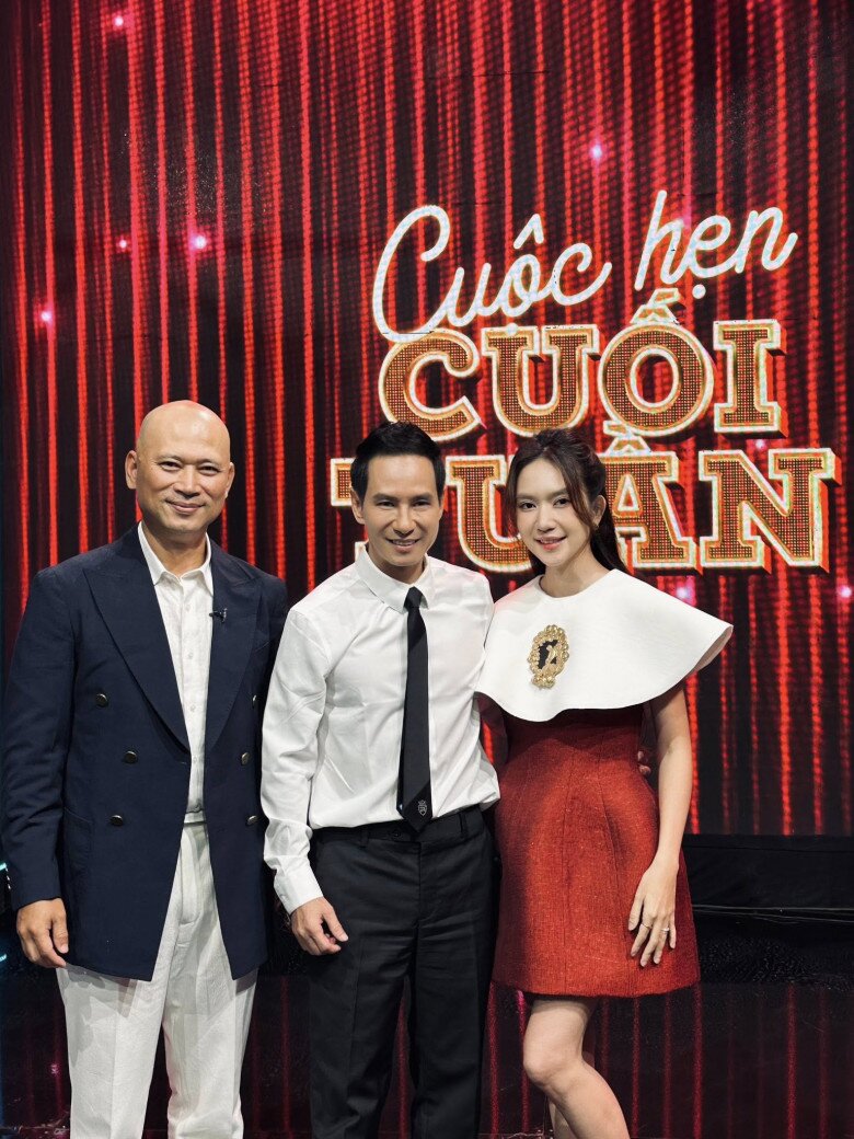 Lý Hải và bà xã Minh Hà tại chương trình.