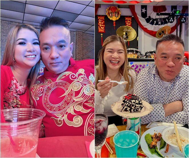 Phạm Thanh Thảo và ông xã Sơn Võ.