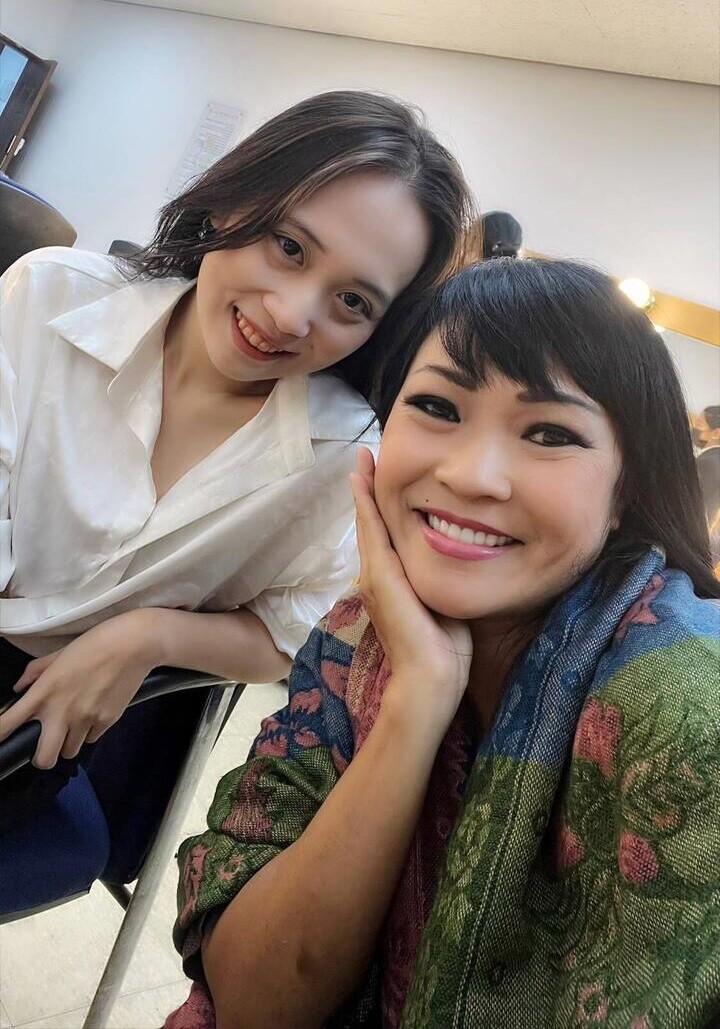 Cô tiết lộ bé Gà nhảy đẹp nhưng hát không hay.