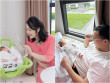 Chồng vừa mổ não, bố mẹ già yếu nhưng BTV Thời sự Thu Hà ở cữ sung sướng như đi nghỉ dưỡng
