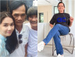 2 người bố của Ngọc Trinh: Người là NSƯT cưới học trò kém 22 tuổi, người không trong showbiz mà phong độ như tài tử
