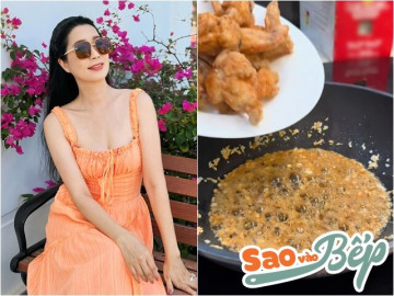 Người đẹp không tuổi Trịnh Kim Chi làm món hấp dẫn hao cơm, vừa nấu vừa xuýt xoa vì quá thơm