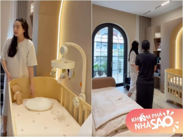 MC Mai Ngọc dọn về nhà mới chuẩn bị sinh con với thiếu gia Bắc Giang: Căn phòng của quý tử sang xịn