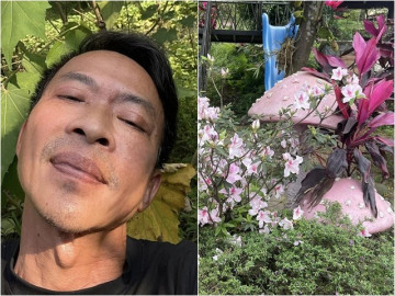 Vua nhạc đỏ Việt Nam sống trong nhà vườn rộng 12.000m2 đầy hoa rực rỡ sau ly hôn vợ kém 18 tuổi