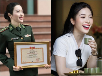 Nữ Trung úy xinh như hoa hậu được cư dân mạng truy tìm, hóa ra là Quán quân Thần tượng Bolero 8 năm trước