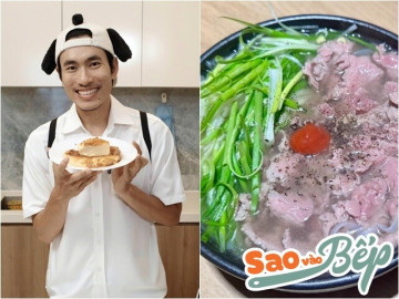 Kiều Minh Tuấn về nhà lúc 5h sáng nhưng quên chìa khóa, mẹ và em út ngủ dậy thấy món ăn ấm lòng