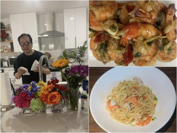 Danh ca đình đám khoe bữa cơm vợ nấu và hành động của ông sau khi ăn: Bố không phải là vua