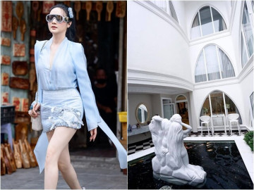 Hoa hậu Việt 54 tuổi xuất hiện trên phố Hà Nội trẻ măng như gái đôi mươi, sống trong biệt thự to như cung điện