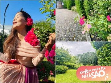 Khu vườn 1.000m2 đẹp như cổ tích của ca sĩ Mỹ Lệ ở nước ngoài, ai lạc vào cũng sẽ thành công chúa