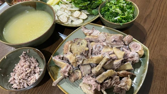 Cháo vịt cho hương vị khác biệt
