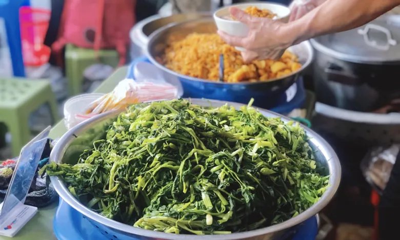 Nguyên liệu của quán đầy đủ 