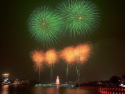 Tin tức - Mãn nhãn màn pháo hoa rực rỡ trên bầu trời Phú Thọ dịp Giỗ Tổ Hùng Vương
