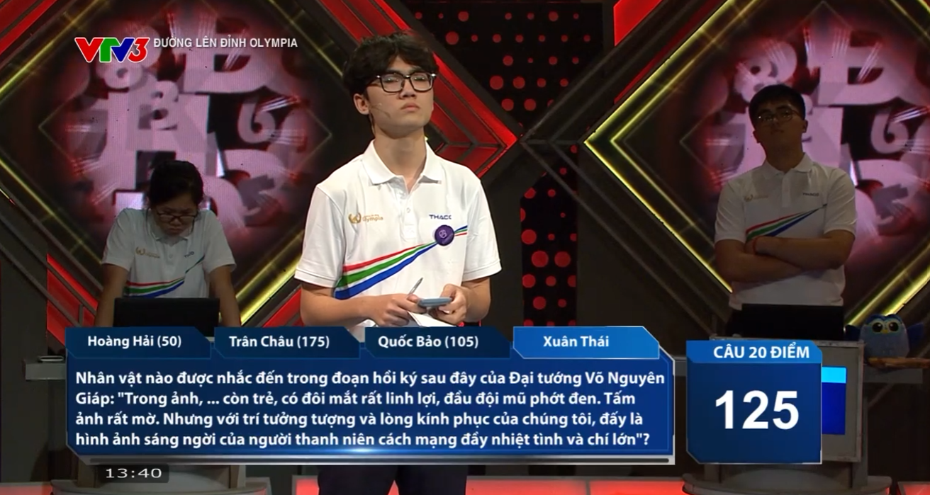 Xuân Thái đã không có câu trả lời đúng nào trong lượt thi Về đích của mình. Ngôi sao hi vọng đã lấy đi của Xuân Thái 20 điểm. Quốc Bảo một lần đưa ra đáp án sai và bị trừ điểm trong lượt thi của Xuân Thái. 