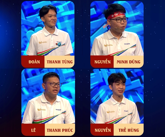 4 thí sinh của cuộc thi tuần 2 tháng 3 quý 3 Đường lên đỉnh Olympia 2025