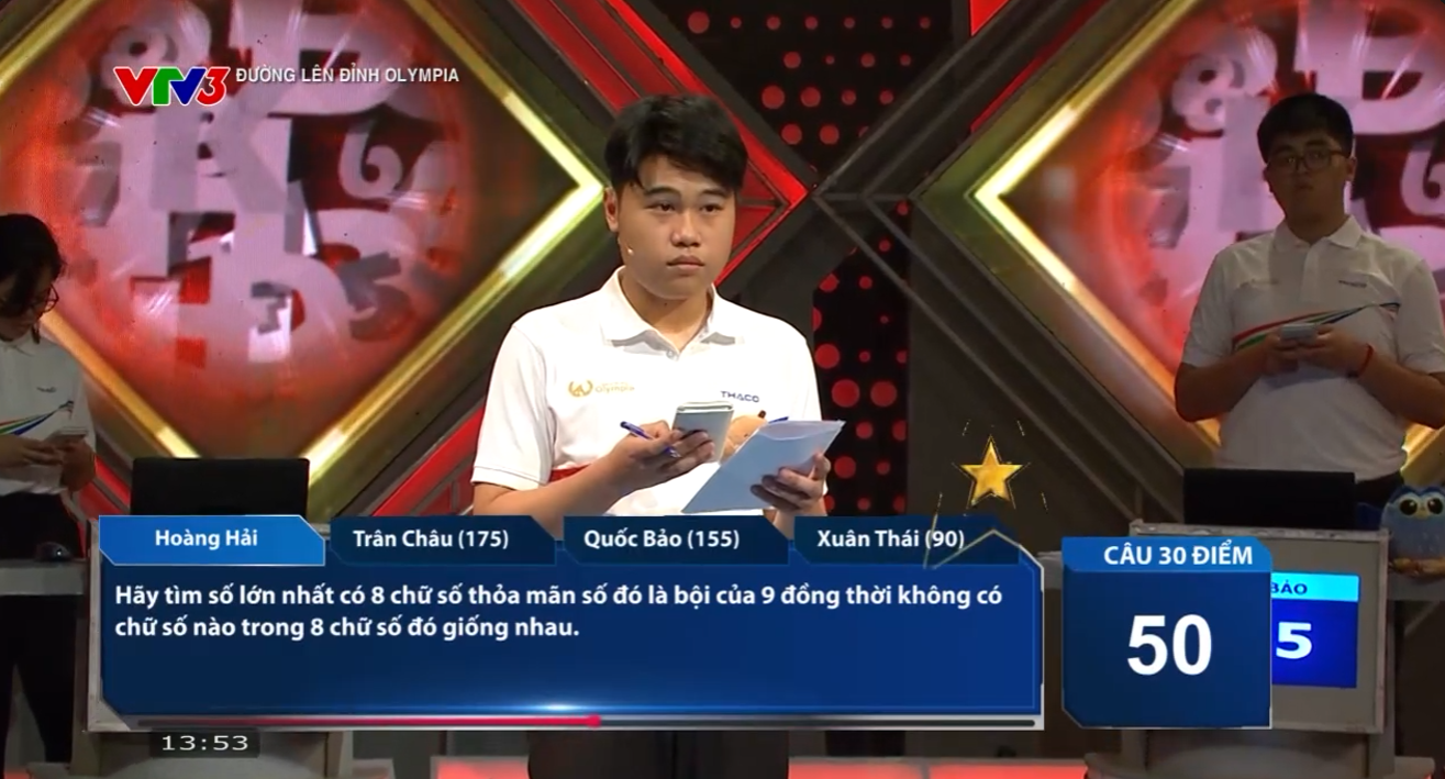 Người Về địch cuối cùng là Hoàng Hải, không có câu trả lời nào đúng. Xuân Thái bị trừ 15 điểm vì đưa ra đáp án sai trong lượt thi của Hoàng Hải. 