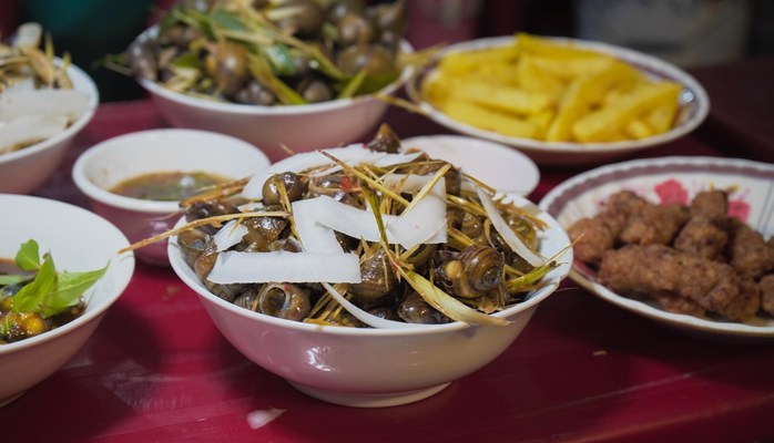 Ốc ở đây có giá bình dân