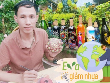 Gặp thầy giáo mỹ thuật ở Hà Nội mê “thổi hồn” cho rác: Đưa tái chế vào những tiết học là cách lan tỏa lối sống xanh