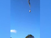 Clip Eva - Khoảnh khắc khinh khí cầu chở 21 người bốc cháy, lao thẳng xuống đất ở Brazil