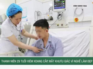 Thanh niên 29 tuổi viêm xoang cấp, mất khứu giác vì nghề làm đẹp