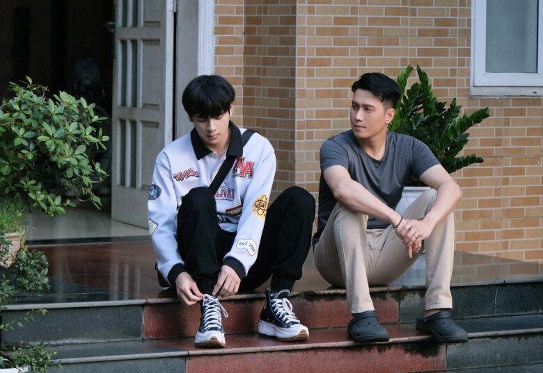 Thái Vũ đóng vai con trai Việt Anh và Hồng Diễm trong Hành Trình Công Lý.
