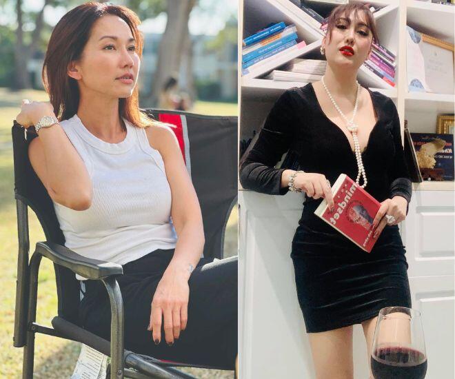 Kim Hiền trẻ trung, giản dị hơn cô bạn cùng tuổi Phi Thanh Vân khá nhiều.