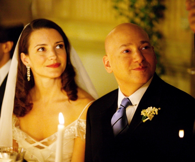 Evan Handler và Kristin Davis trong Sex and The City.
