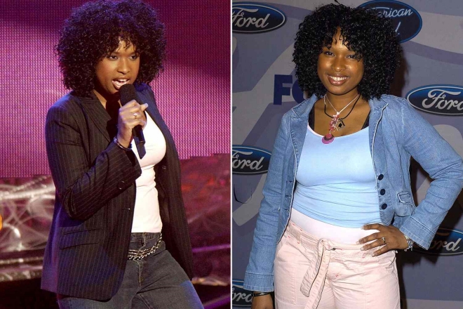 Hình ảnh Jennifer Hudson khi tham gia chương trình âm nhạc thần tượng.