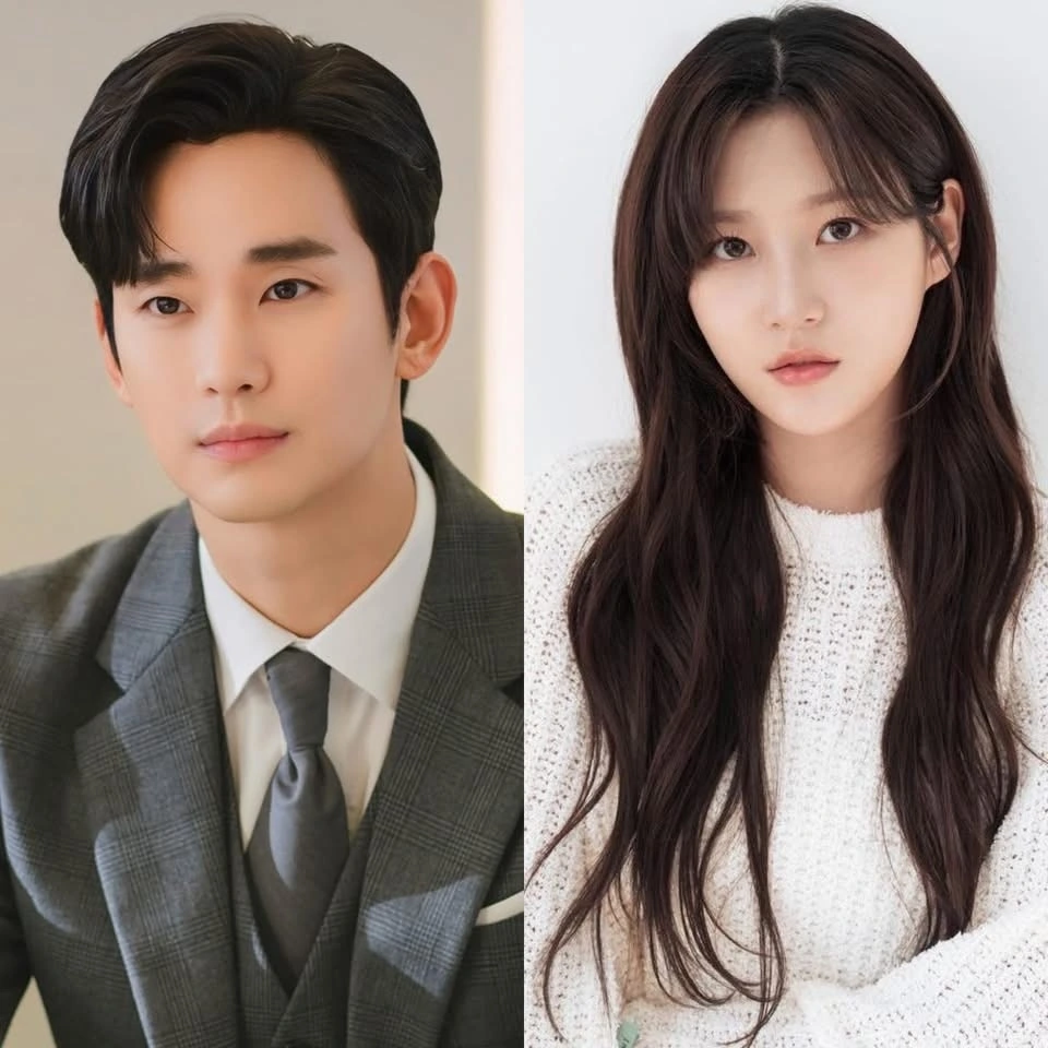Kim Soo Hyun và cố diễn viên Kim Sae Ron.