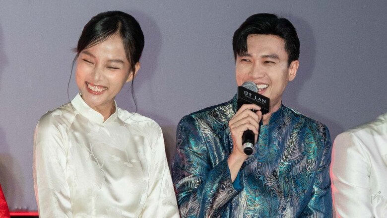 Quốc Trường và bạn diễn Phương Thanh kém anh 13 tuổi.