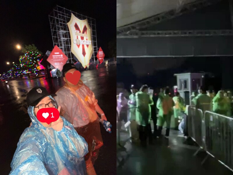 Một số khán giả ra về sớm, thể hiện sự tiếc nuối vì không thể thưởng thức trọn vẹn đêm nhạc.