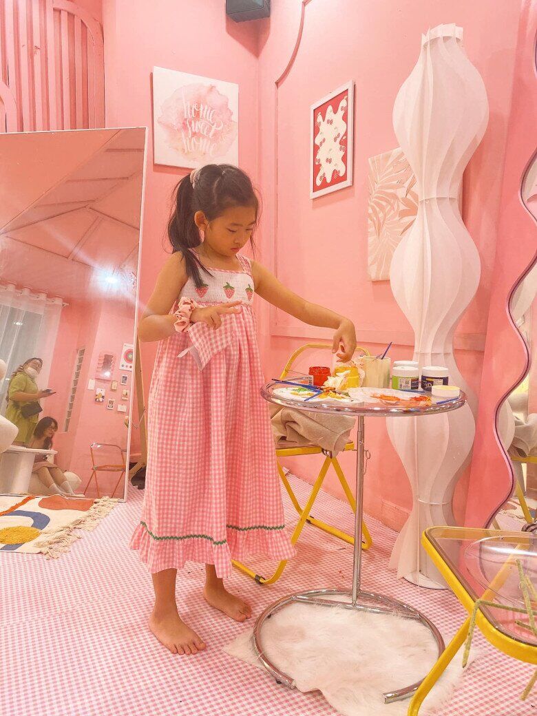 Bé Lavie còn giỏi rất nhiều môn năng khiếu.