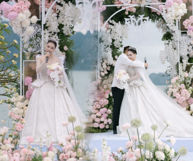 Hồ Quỳnh Hương bất ngờ công khai đã có con trai 2 tuổi tại đám cưới.